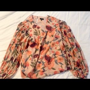 Vici Dolls - Puff sleeve - Long sleeve - Floral